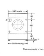 لباسشویی توکار WIS28441 - تصویر 3