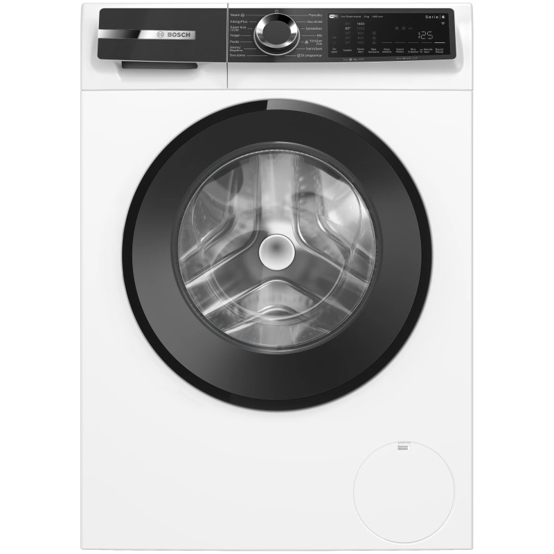 washing-machine-bosch-wgk244z0me-9kg-white-2025 ماشین لباسشویی بوش WGK244ZoME سفید ظرفیت ۹ کیلوگرم سری 6 جدید ترکیه - تصویر 1