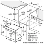 فر توکار بوش مدل HUA736EG0T - Image 6